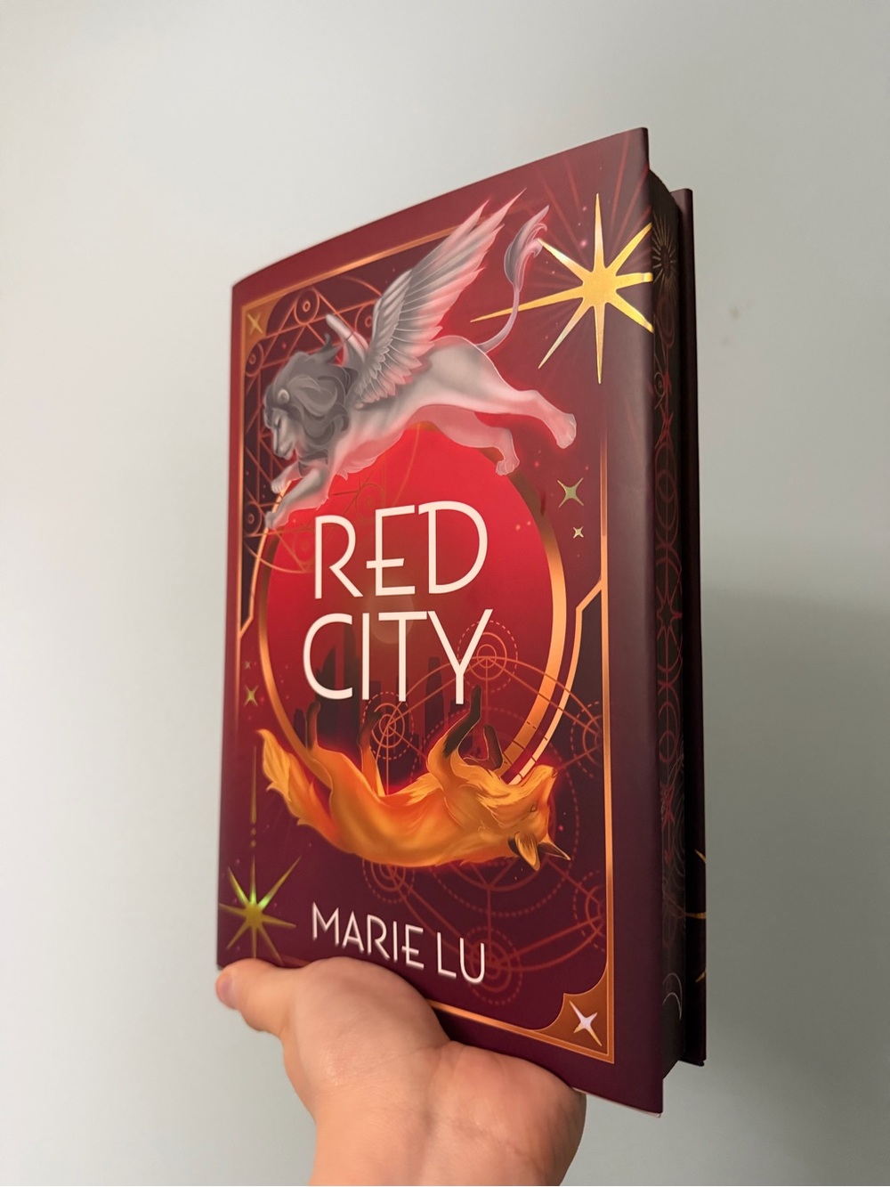 Marie Lu Red City Signed Hardcover Novel, OwlCrate special edition